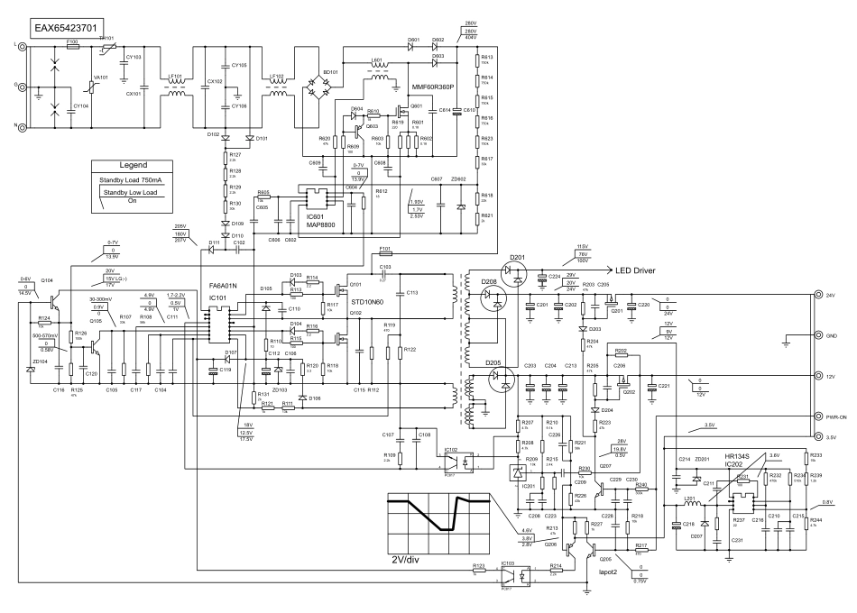 LG LGP3942-14PL1电源板电路图.pdf_第1页