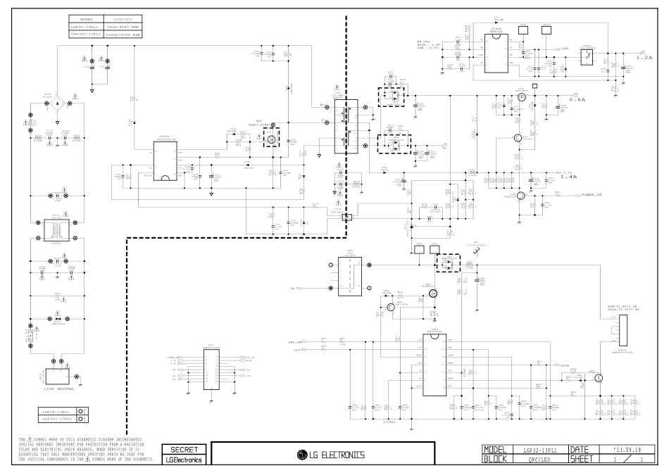 LG LGP32-13PL1电源板电路原理图.pdf_第1页