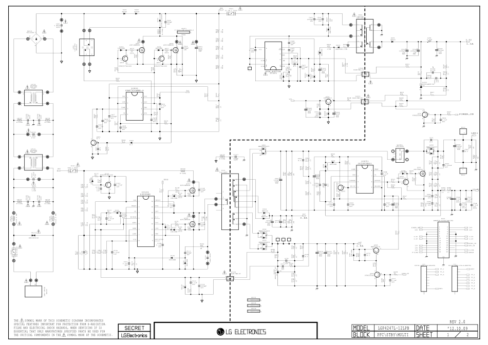 LG LED TV EAY62608901 EAX64427101_LGP4247L-12LPB电源板电路图.pdf_第2页