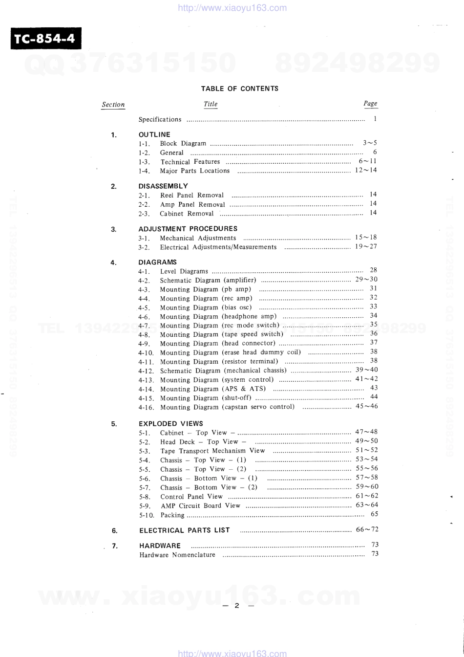 索尼SONY TC-854-4电路图.pdf_第2页