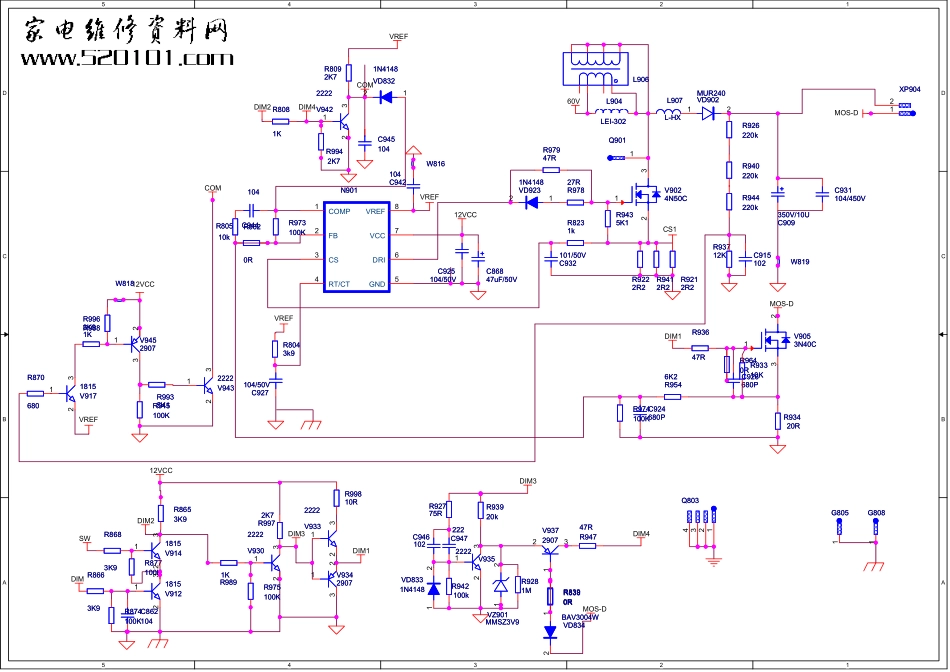 海信32寸LED电视（5023板）电路原理图.pdf_第2页