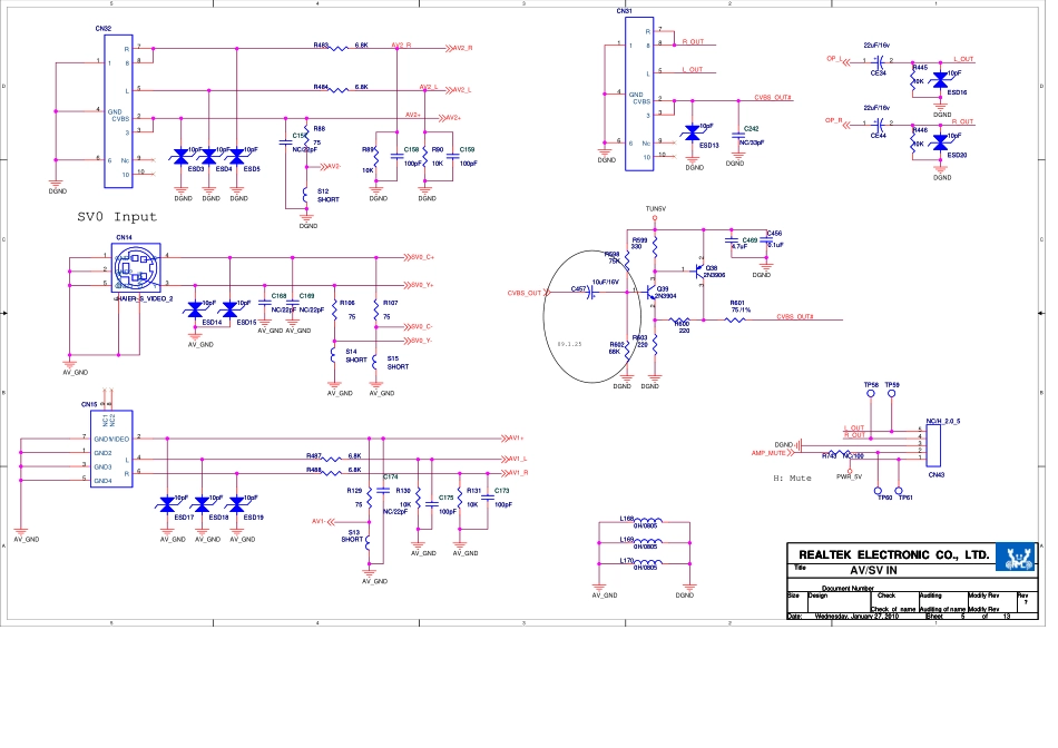 海尔液晶采用RTD2674S机芯（TDA9885）主板电路原理图.pdf_第2页