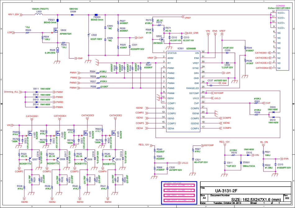 海尔UA-3131-2F电源板电路原理图.pdf_第2页