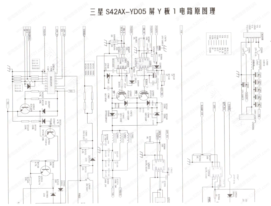 三星S42AX-YD05屏Y板电路原理图.pdf_第2页
