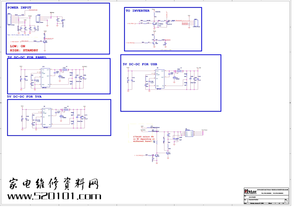 海尔LU26K1液晶电视原理图_海尔LU26K1彩电图纸.pdf_第1页