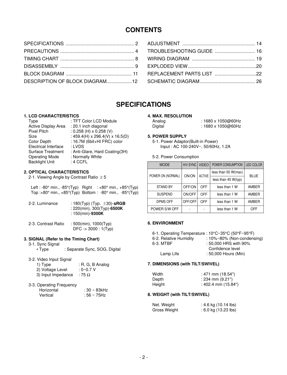 LG L206WTQ液晶显示器维修手册.pdf_第2页