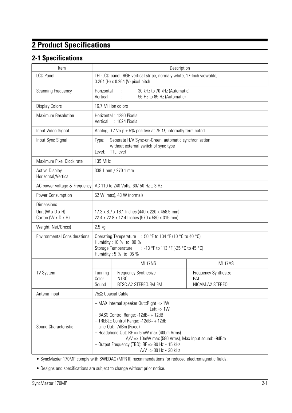 三星ML17NS维修手册（英文）_三星-ML17NS-英文维修手册.pdf_第2页