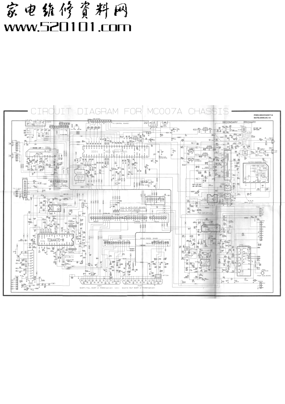 LG CT-29Q40VE彩电原理图_29Q40VE主板.pdf_第1页