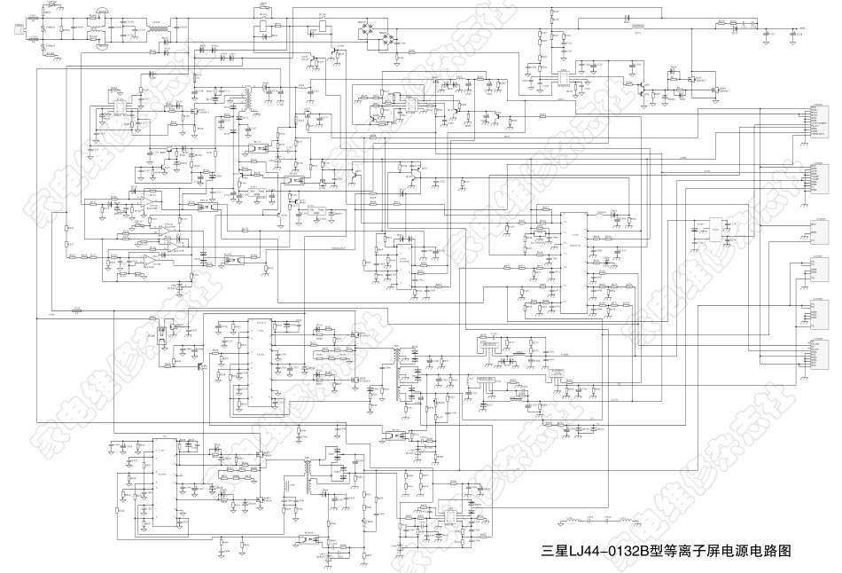 三星LJ44-0132B彩电等离子屏电源电路.pdf_第1页