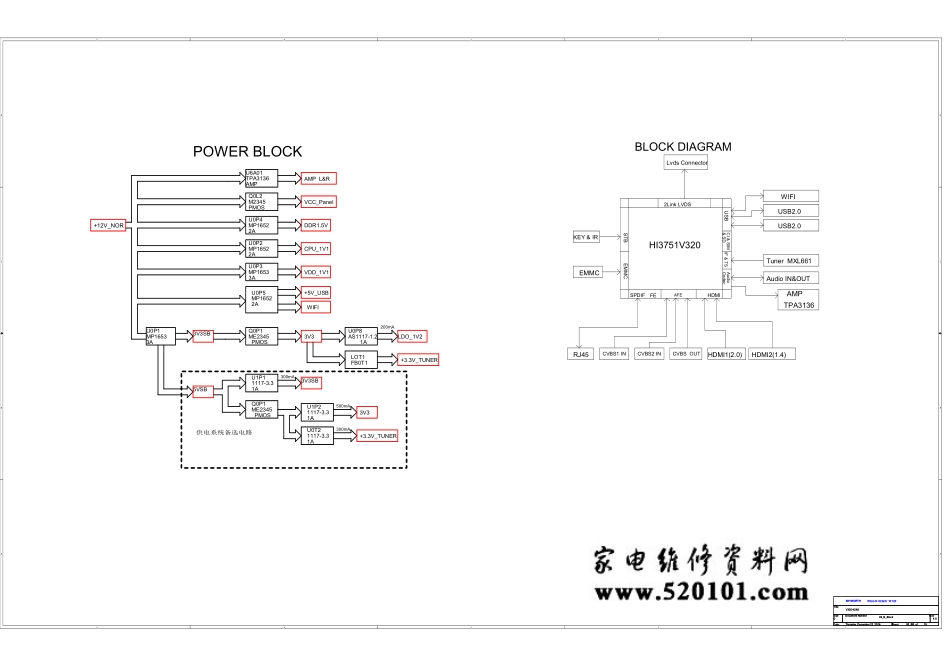 创维液晶电视8H35机芯（V320-42X6）电路原理图.pdf_第2页