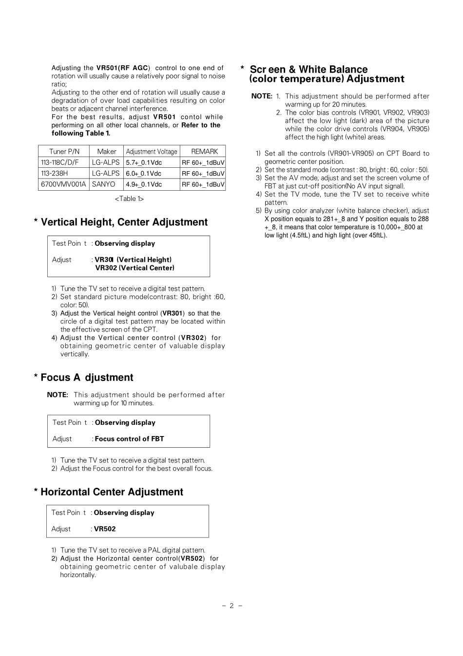 LG CD-21G20彩电维修手册和原理图.pdf_第2页