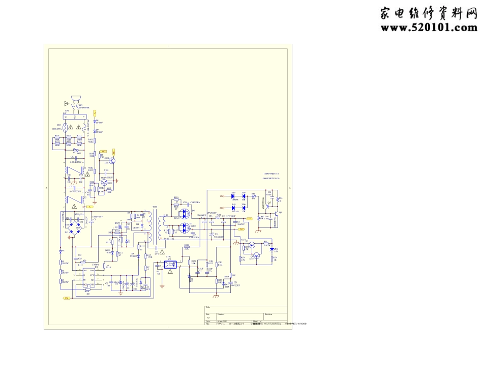 创维液晶5800-168P-P39ETU-10电源板电路图.pdf_第1页