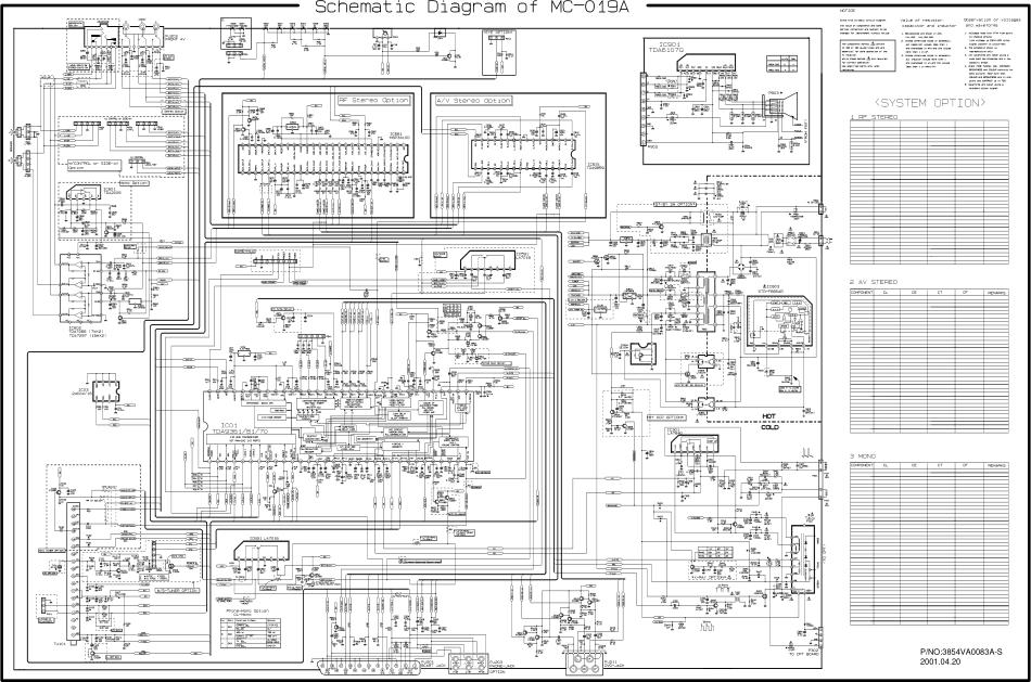 LG CT-21Q66KEX(MC-019A)彩电图纸_LG CT-21Q66KEX(MC-019A).pdf_第1页