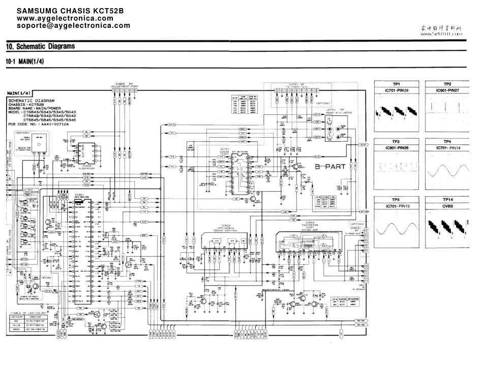 三星KCT52B机芯彩电原理图_三星KCT52B机芯.pdf_第1页