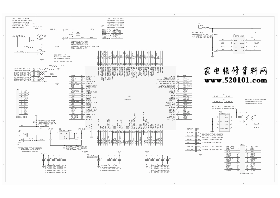 创维液晶8S10机芯电路原理图.pdf_第2页