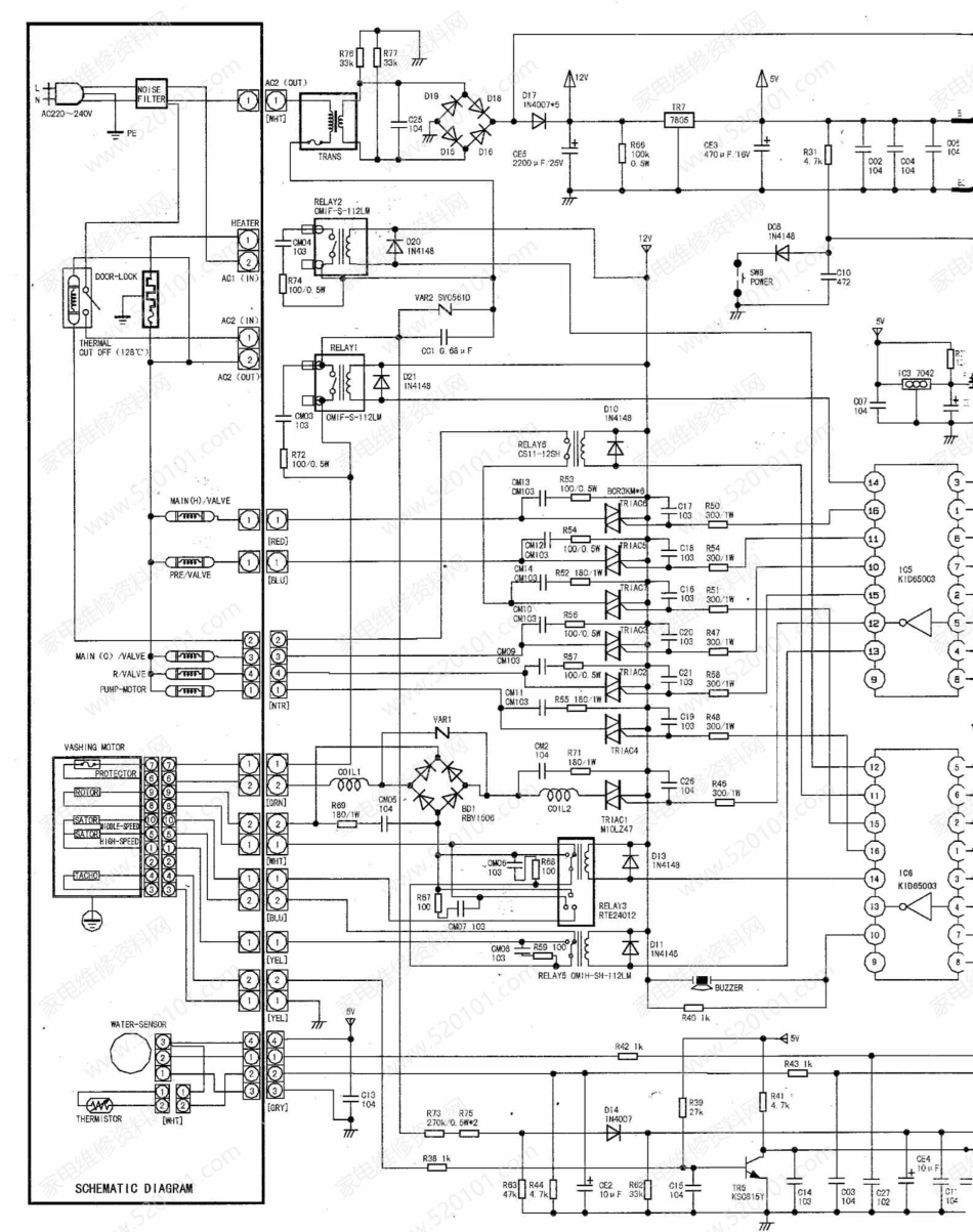 三星F1015J洗衣机电路原理图.pdf_第1页