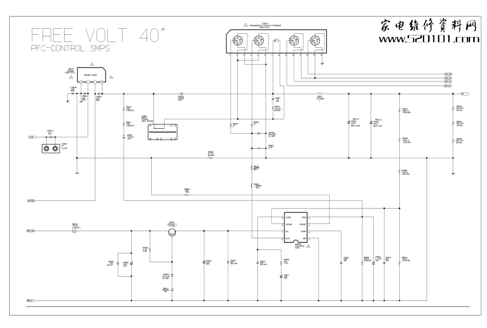 三星GMLxxKE机芯液晶电视原理图_（二）PFC控制电路2.pdf_第1页