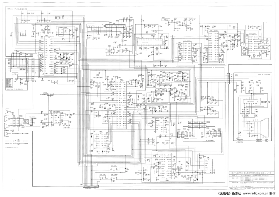 创维TV-2550MK彩电电路原理图_创维TV-2550MK图纸1.pdf_第1页