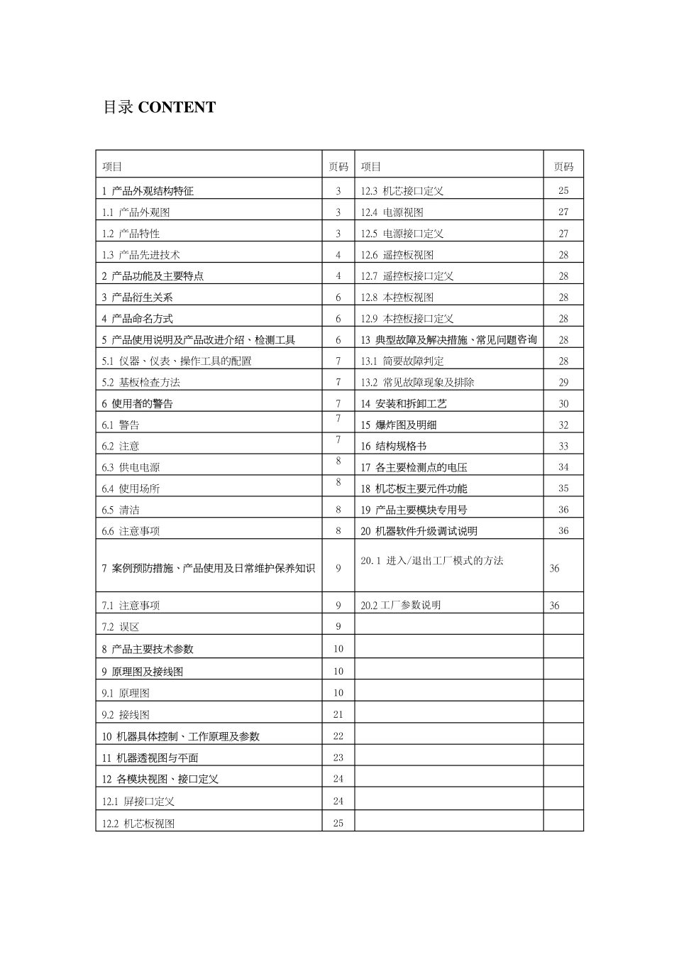 海尔LE46A90W液晶电视（6M182机芯）维修手册.pdf_第2页