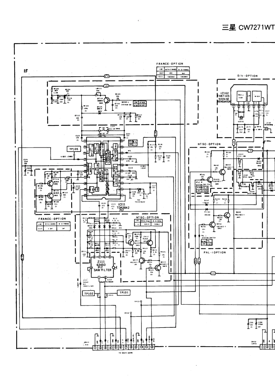 三星CW7271WT彩电原理图_三星  CW7271WT(03).pdf_第1页