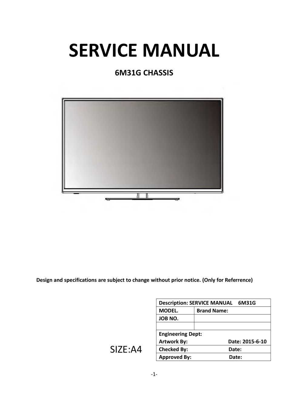 创维液晶6M31G机芯维修手册.pdf_第1页