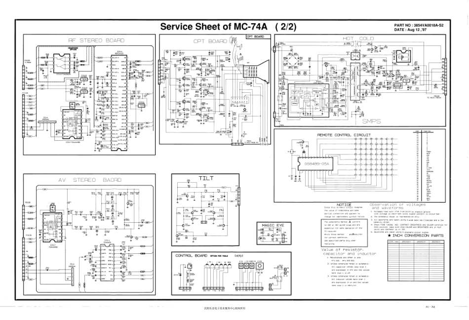 LG CF-25H30(MC-74A机芯)彩电原理图.pdf_第1页