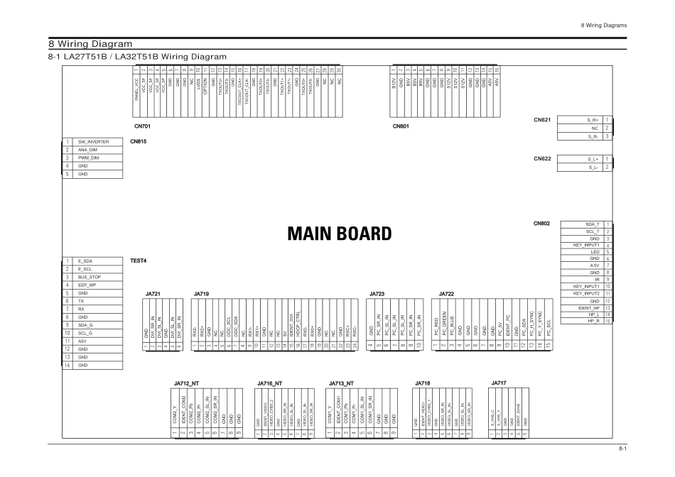 三星LA32T51B液晶彩电图纸_14_Wiring Diagram.pdf_第1页