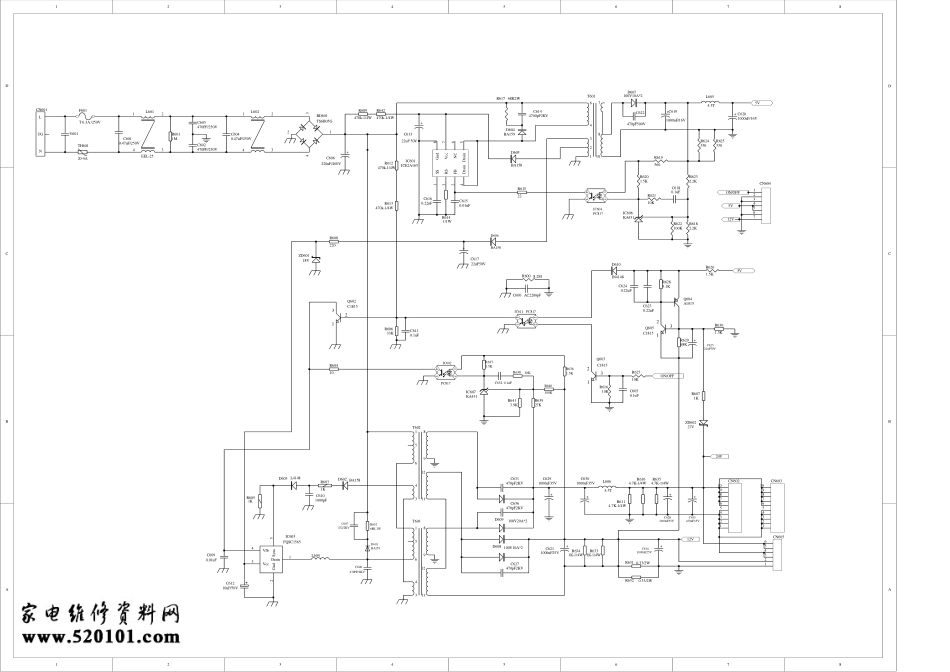 创维彩电P26TQI电源板电路原理图.pdf_第1页