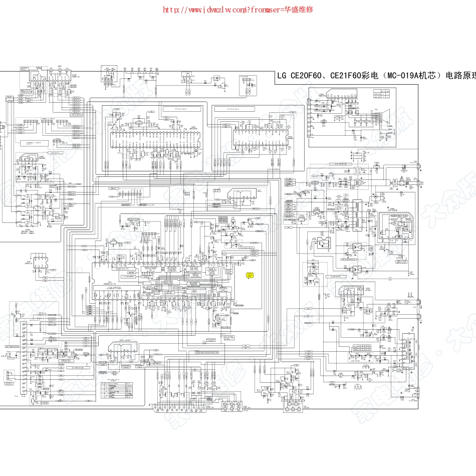 LG CE21F60彩电(MC-019A机芯)原理图.pdf_第1页