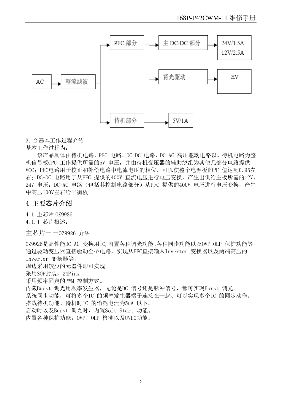 创维168P-P42CWM-11电源板维修手册.pdf_第2页