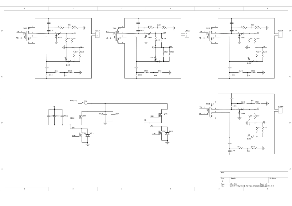 创维26L08HR液晶电视（8R01机芯）电源板电路图.pdf_第3页