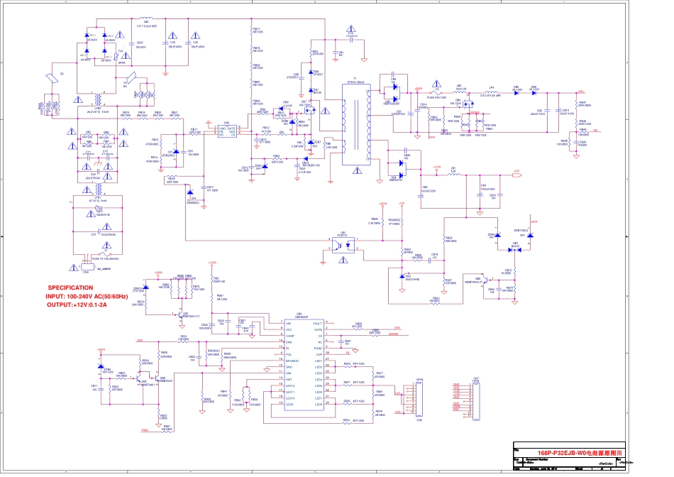 创维168P-P32EJB-01电源板电路原理图.pdf_第1页