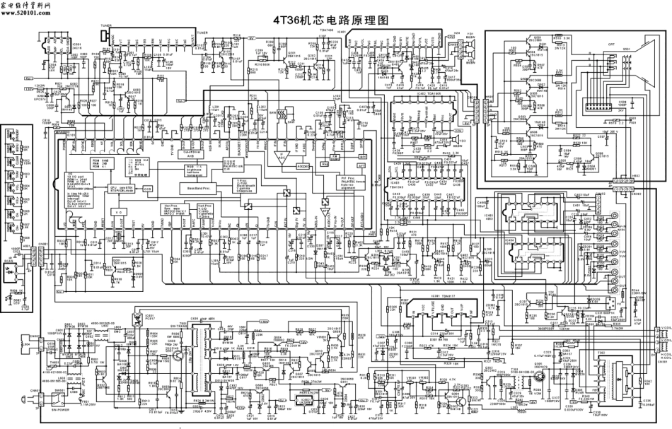 创维25T68AA彩电（4T36机芯 8823）电路原理图.pdf_第1页