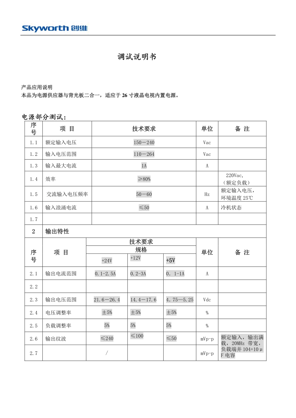 创维168P-P26ATB-00电源板维修手册.pdf_第1页