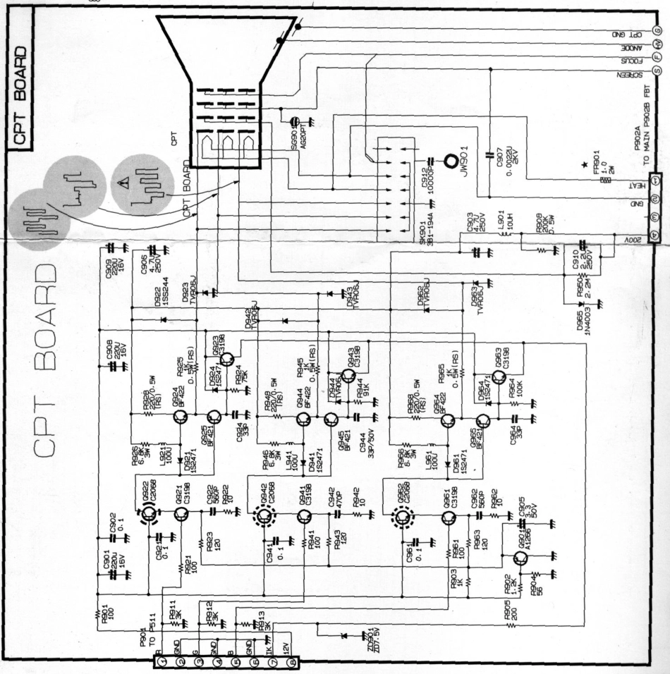 LG 18A-S2彩电原理图_18A-s2视放板slm13.pdf_第1页