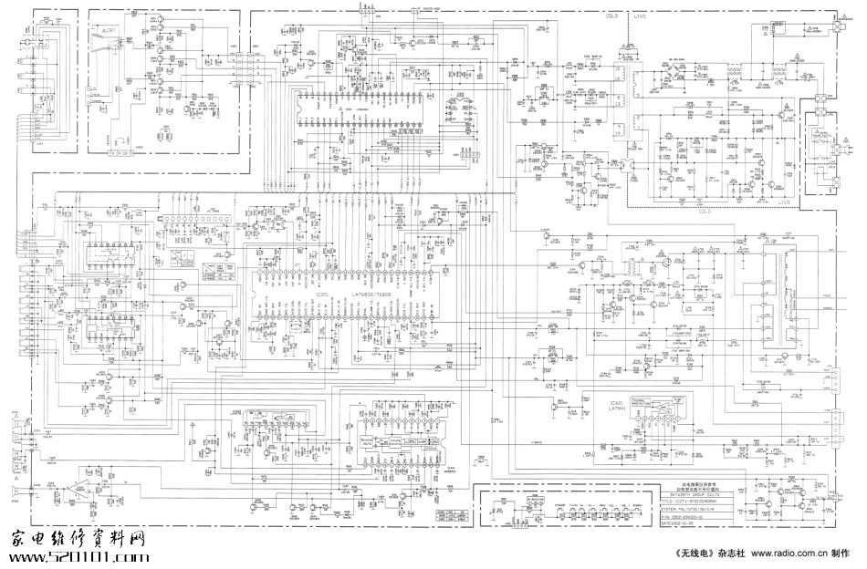 创维25NX9000彩电（5Y28机芯）电路原理图.pdf_第1页