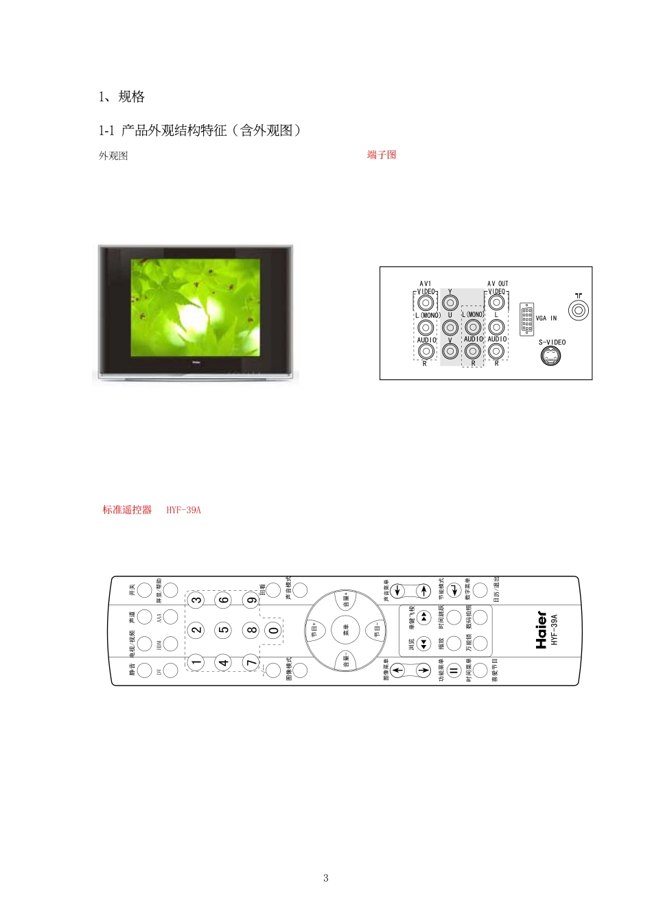 海尔D29FA10-A彩电维修手册_海尔D29FA10-A彩电.pdf_第3页