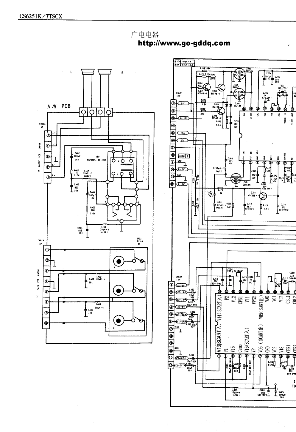 三星CS6251K-TTSCX彩电原理图_三星  CS6251K-TTSCX(09).pdf_第1页