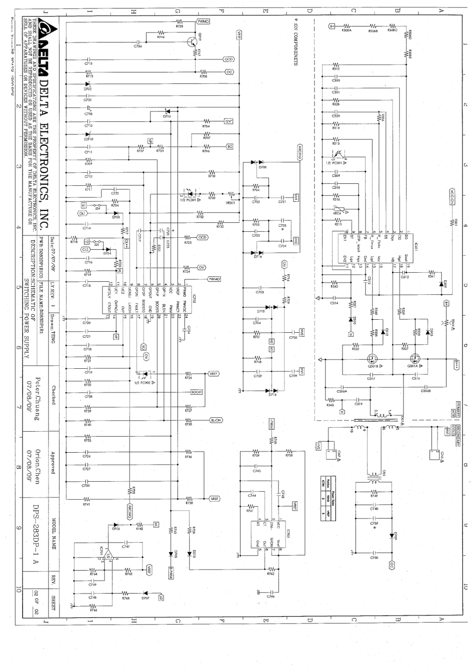 海尔0094001305B电源板电路图.pdf_第2页