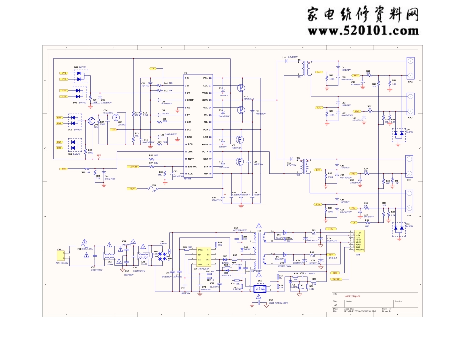 创维22L08IW液晶电视5800-P22TQN_1207AP MP1048电源板电路图.pdf_第1页