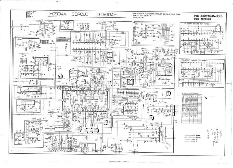 LG  CT-21K49E,21K90E,21C49,21H89,21G29(MC994A)彩电图纸_CT-21K49E,21K90E,21C49,21H89,21G29(MC-994A).pdf_第1页