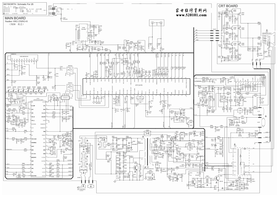 创维21NF8800A彩电（5S30机芯）电路原理图.pdf_第1页