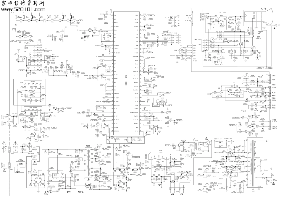 创维21N66AA彩电（3T60机芯）电路原理图_3T60.pdf_第1页
