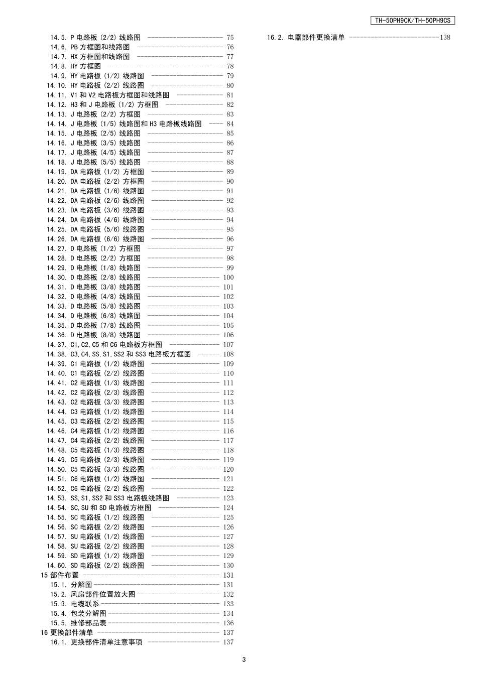 松下TH-50PH9CK等离子显示器维修手册_松下-TH-50PH9CK(GPH9D)-中文维修手册1.pdf_第3页