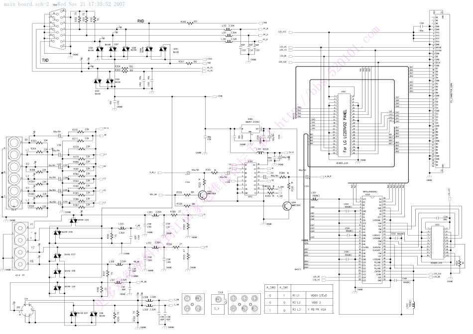 创维20L98TV液晶电视（8H01机芯）电路原理图.pdf_第2页