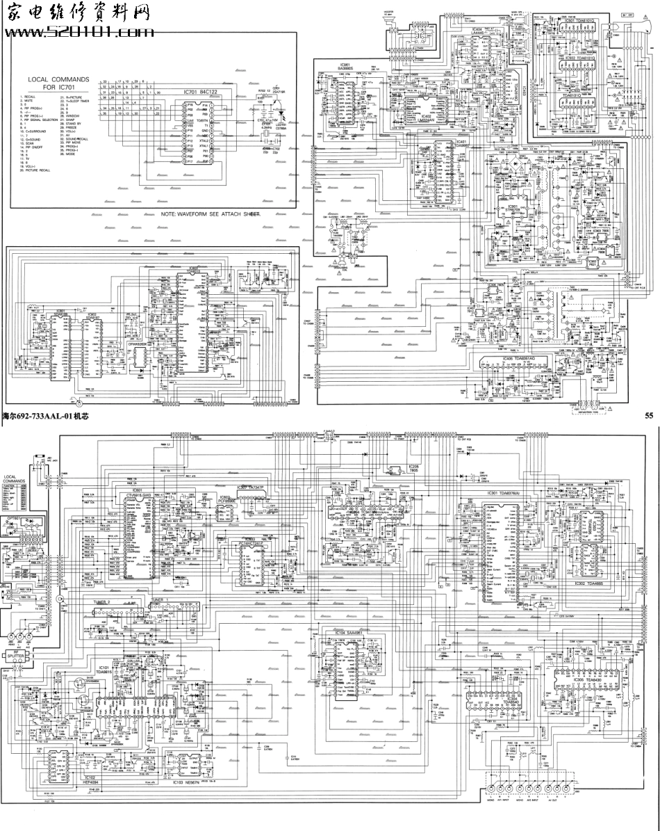 海尔692-733AAl-01机芯(CTV5915+TDA9815+TDA8376+TDA8310+TDA8351)原理_海尔 692-733AAl-01机芯(CTV5915+TDA9815+TDA8376+TDA8310+TDA8351).pdf_第1页