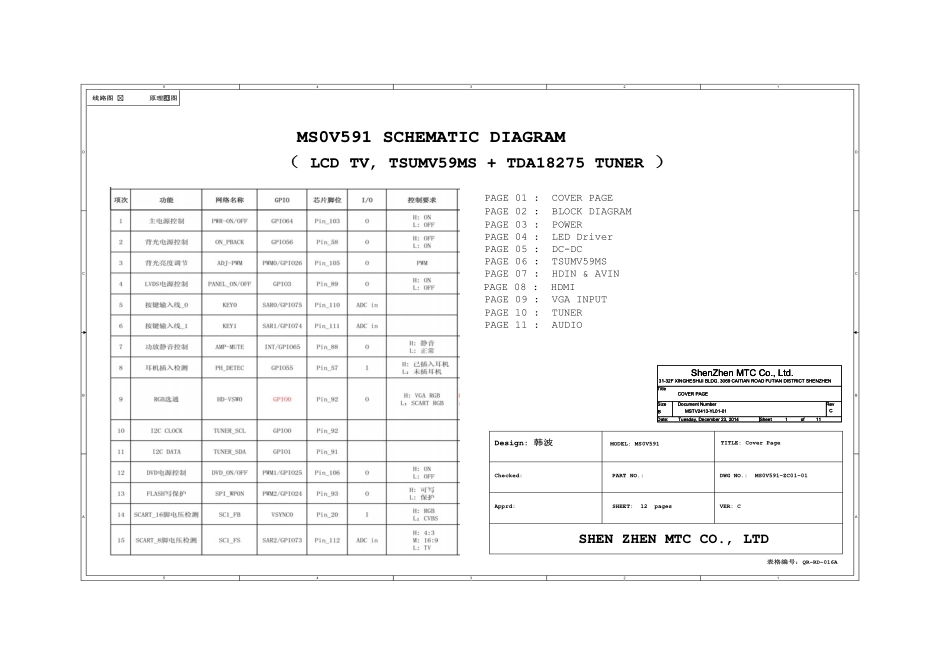 海尔LE32B310N液晶电视主板电路原理图.pdf_第1页