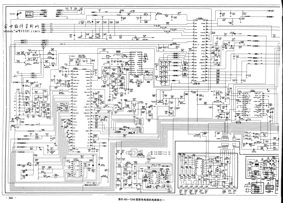 海尔692-729B彩电原理图_海尔692-729B.pdf_第1页