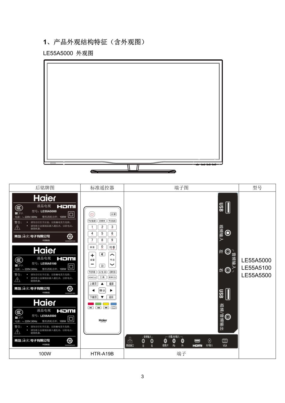 海尔55DU6000液晶电视维修手册.pdf_第3页