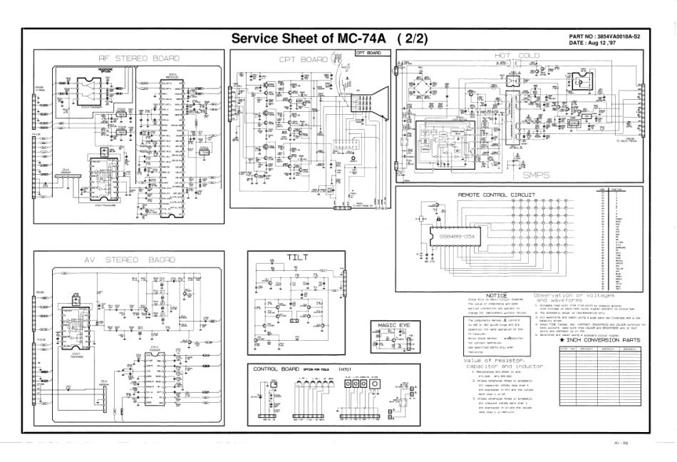 LG  CF-25C79N CF-25C89 CF-25C89N  CF-29C89N(MC-74A)彩电图纸_页面提取自－CF-25C79N CF-25C89 CF-25C89N  CF-29C89N(MC-74A).pdf_第2页